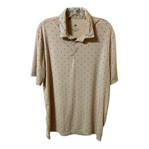 Adidas Men&#39;s Large Polo Shirt – Light Peach, Good Condition - $14.03