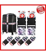 Personalized Adjustable Luggage Straps - Heavy Duty &amp; Eye-Catching Colors - $28.70