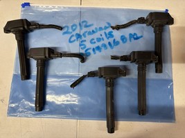 OEM 5 IGNITION COILS FOR 2011 2012 - 2017 Chrysler Jeep Dodge 3.6L 05149... - $28.67