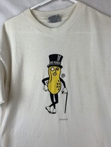 Vintage Stanley Desantis T Shirt Mr. Peanut Single Stitch Promo USA Large 90s - £78.68 GBP
