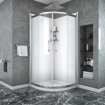 36x72 Chrome Framed Tub Shower Door Enclosure - $482.99
