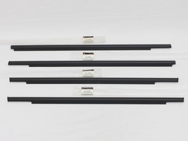 Mitsubishi Outlander 2007-2012 Black Front Rear Door Belt Moulding SET OEM - $208.49