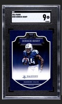 2016 Panini Football Derrick Henry Rc Knights Templar Nfl Rookie Card #300 Sgc 9 - £114.53 GBP