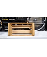 Used Vintage Wooden Cassette Tape Holder 10&quot; Crate NAPA Valley - £9.72 GBP