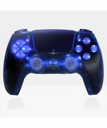 RGB LED Clear Blue Killscreen x Sony DualSense PS5 Custom Controller Clicky - $179.00+