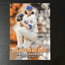 2022 Topps Series 1 Baseball Jacob DeGrom Welcome to the Show WTTS-35 Mets - £1.55 GBP
