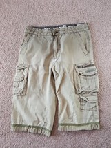Union Bay 100% Cotton Palm Vintage Cargo Shorts, Beige/Khaki, Men&#39;s Size 32 - £11.12 GBP