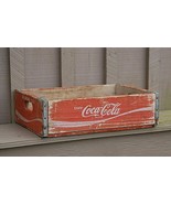 Vintage Coke Coca Cola Red Wooden Soda Pop Bottle Crate Carrier Tool Ope... - £54.52 GBP
