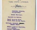 Golden Hotel Table D&#39;Hote Luncheon  Menu England 1950&#39;s - £15.62 GBP