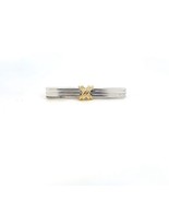 Tiffany &amp; Co Estate Tie Clip Sterling Silver 14k Gold TIF556 - £303.64 GBP