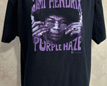 Jimi Hendrix Purple Haze 2005 Black 2XL T-Shirt - $20.10