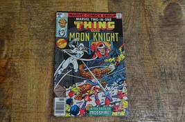 Marvel Two In One #52 June 1979 Comic Book Thing Moon Knight Crossfire VF 8.0 - £15.32 GBP