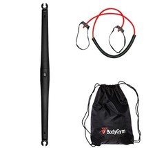 BodyGym Deluxe Portable Resistance Band Home Gym with Bag - £26.76 GBP