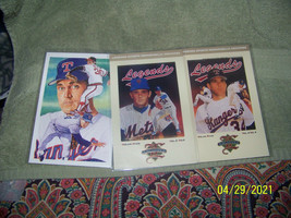 lot of {3}  vintage 90&#39;s   sports postcards {nolan ryan} - £7.76 GBP