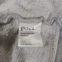 Pact Organic Cotton Crop Sweatshirt Gray FIERCE FEMALE Graphic Pullover Womens L image 4