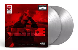 Justin Bieber Justice (SEE DETAILS) Alternate Cover Silver Gray Vinyl Re... - $34.64