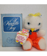 Rare Vintage Kuddle Toy Plush Chick Duck Stuffed Animal style # 9600, bo... - $32.81
