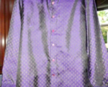 Robert Graham Limited Edition Purple Men&#39;s Long Sleeve Shirt Size Medium - $330.60