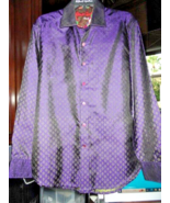 Robert Graham Loch Lomond Limited Edition Purple Long Sleeve Shirt Size ... - $5,338.15 MXN