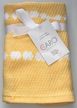 Caro Home Yellow Easter Spring Fingertip Towels Set of 2 Spring Summer Bathroom - £28.19 GBP