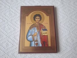 Handmade Serbian Orthodox Icon of St Stefan - 15x10cm - $17.99