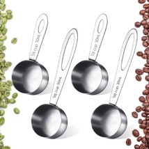 4 Pieces Coffee Scoop 2 Tablespoon Stainless Steel Coffee Measuring Scoo... - £14.38 GBP