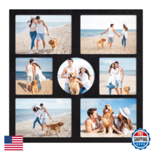 YESKAY 5x7 and 5x5 Collage Picture Frame,Display 7 Openings Photo Frames... - $66.21