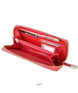 The Lady&#39;s Italian Leather Zippered Wallet (Aniline Dyed Cowhide) compac... - $90.93 CAD