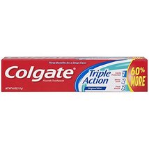 Colgate Triple Action Travel Toothpaste, Mint - 2.5 Ounce (Pack of 6) - £10.56 GBP+