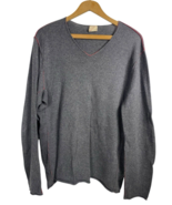 Gap Sweater Size M Mens Gray Cashmere Blend Thin Knit V Neck Y2K Fisherm... - $934.31 MXN