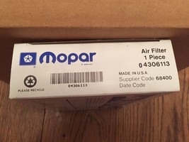 New ~ Genuine Oem Mopar ~ Air Filters ~ 04306113 - £7.61 GBP