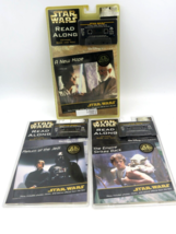 VTG Star Wars Read Along Book Cassette Tape Walt Disney 1997 Set of 3 - £13.84 GBP