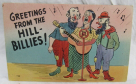 Comic Color Linen Postcard 732 Greetings From The Hill-Billies ! - £2.36 GBP