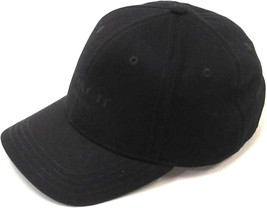 Coach Black Black Embroidered Adjustable Baseball Cap Hat, M/L, 8392-10 - £69.67 GBP