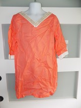 Janie and Jack Coral Embroidered Tunic Swimsuit Cover Up Size 6 Girl&#39;s N... - $40.90 CAD