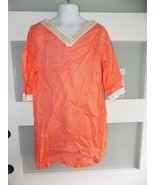 Janie and Jack Coral Embroidered Tunic Swimsuit Cover Up Size 6 Girl&#39;s N... - $28.50