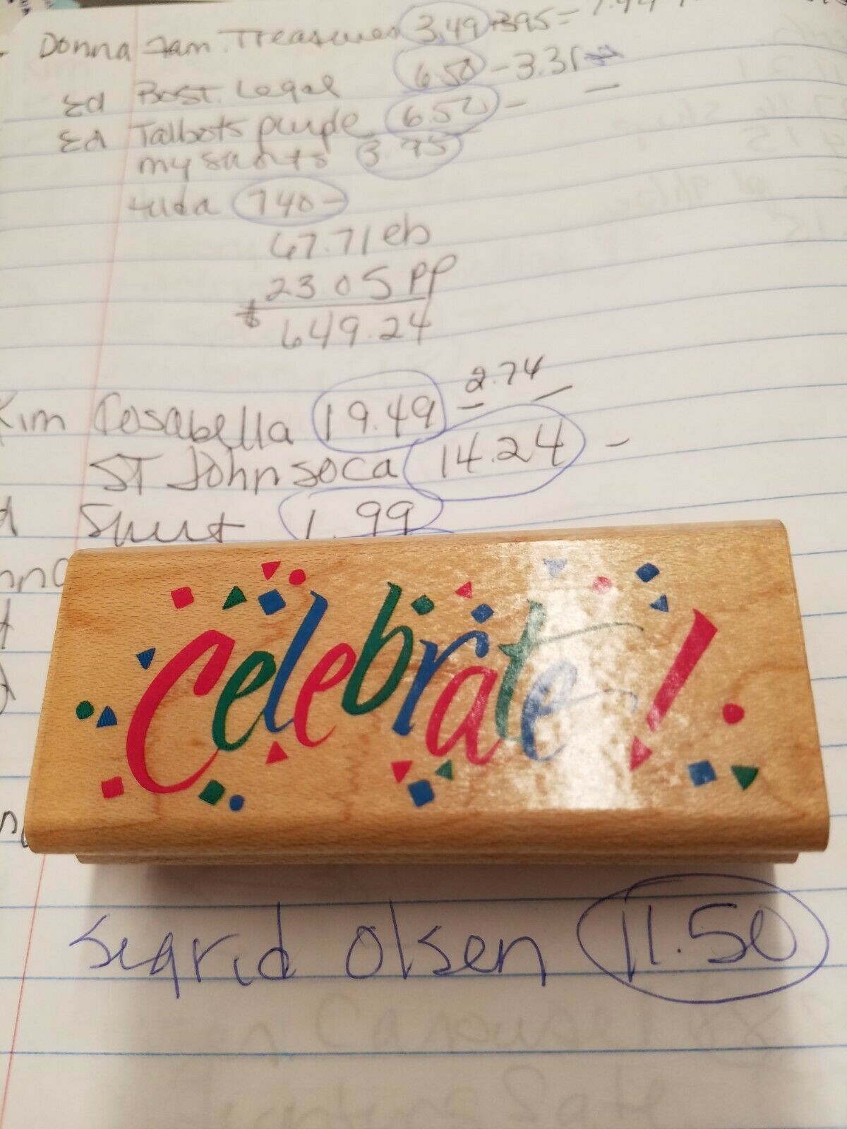 GREAT SELECTION OF WOOD & RUBBER SAYING STAMPS BUY MORE & SAVE! Item image 4