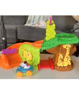 2011 Fisher Price Musical Lil Zoomers Safari Sounds Jungle Ramp w/Car - $13.86