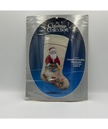 Christmas Collection Paragon Country Santa Counted Cross Stitch Stocking... - £15.21 GBP