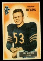 Vintage Football Card 1955 Bowman #92 Bill Wightkin Chicago Bears Tackle - £8.57 GBP