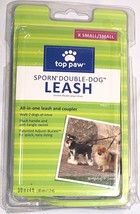 Top Paw Sporn Double-Dog Leash And Coupler,  X Small / Small, Black, 3/8... - $367.64 MXN