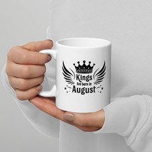 Funny Coffee Mug - Kings are Born in August Mug - Best Birthday Gift Idea Cerami - £14.91 GBP+