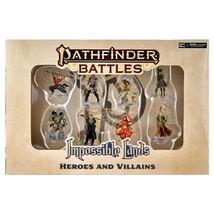 WizKids Pathfinder Battles: Impossible Lands: Heroes and Villains Boxed Set - $40.98