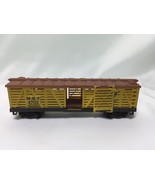 Vintage Life-Like M-K-T 4702 the Katy Yellow Cattle Car Car Ho Train Cars - €7,72 EUR