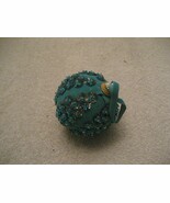  Vintage Musical wind-up Beaded Sequin Push Pin Hand Made Christmas Orna... - €17,19 EUR