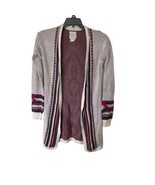 Billabong Designers Closet Cardigan Open Southwest Aztec Sweater Bohemia... - $20.37 CAD