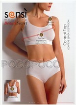 Haut Modélisation De Femme Épaule Large Microfibre Sensì Sensi &#39;Soutien-... - $12.42+