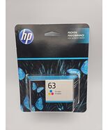 HP 63 (F6U61AN) Tri-Color Ink Cartridge NEW! February 2026 - $26.72