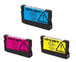 Compatible with HP 962XL Cyan/Magenta/Yellow Rem. ECOink Combo Pack - - £42.54 GBP