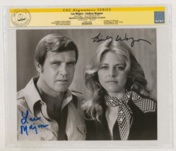 Lee Majors Lindsay Wagner SIGNED CGC SS Six Million Dollar Man Bionic Wo... - $296.99